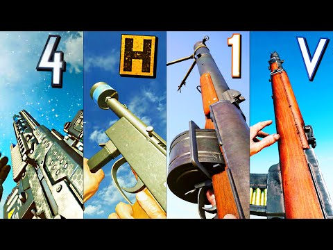 Playing with EXPERIMENTAL Guns in different Battlefield games...