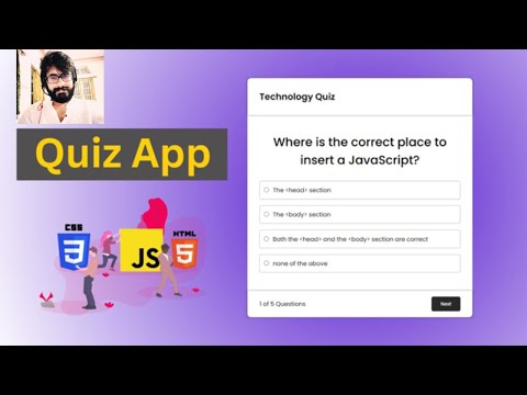 20. Quiz Game Using HTML, CSS, JAVASCRIPT & OPEN TRIVIA DB QUIZ API.