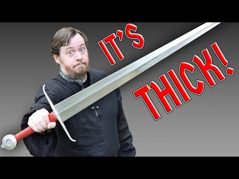 This sword is THICK!. . . Balaur Arms Alexandria Sword REVIEW