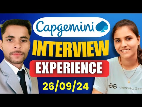 Capgemini Latest  Interview Experience | SELECTED | Interview Question for Capgemini #capgemini #job