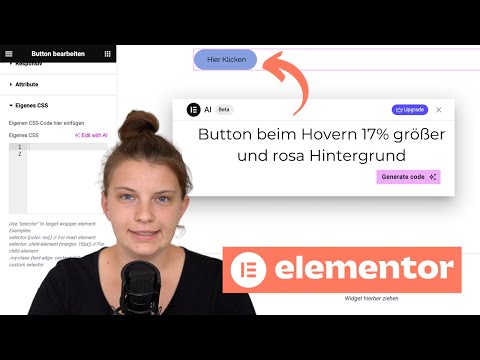 Elementor AI (deutsch): Texte, Bilder und CSS generieren