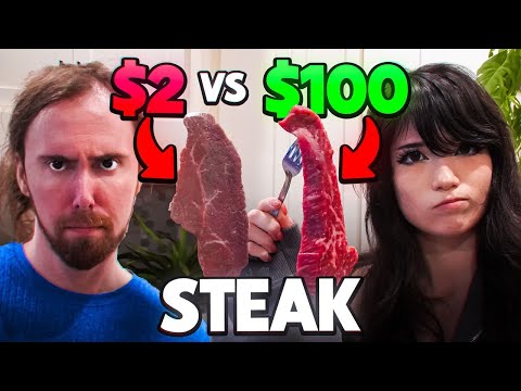 Asmongold’s $2 Steak Vs. $100 Steak