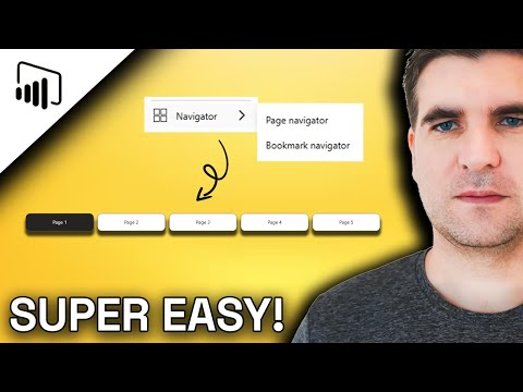 How to Create AMAZING Page Navigation in Power BI in 8 Minutes!
