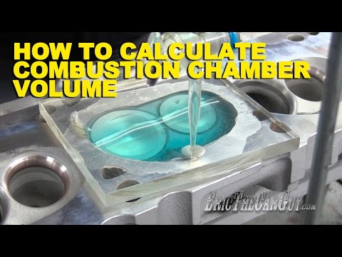 How To Calculate Combustion Chamber Volume