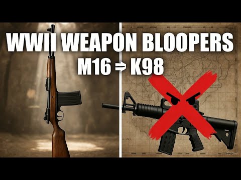 WWII Weapon Bloopers: Why MP40s and M16s Don’t Belong in K98 Discussions