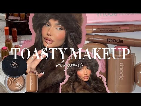 toasty cozy girl winter makeup | my 2025 makeup favorites | VLOGMAS countdown 