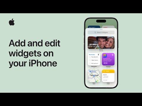 How to add and edit widgets on your iPhone | Apple Support