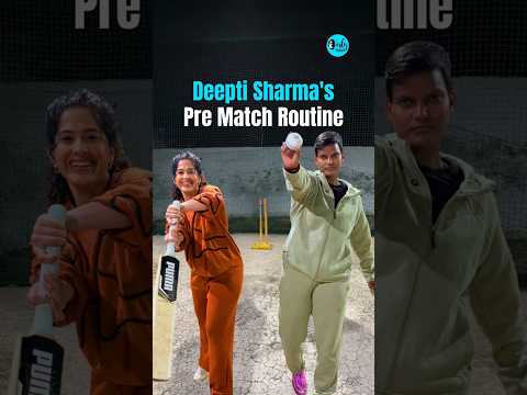 How Deepti Sharma Prepares Her Body Before Game | Curly Tales #shorts