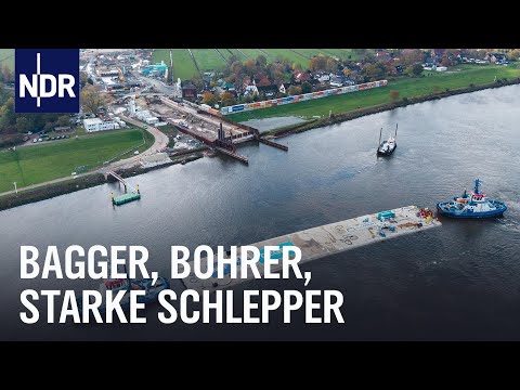 Der neue Wesertunnel: Riesige Betonröhre auf Reisen | Die Nordreportage | NDR Doku