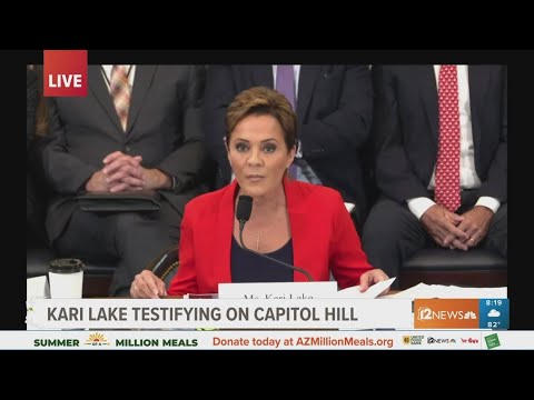 Kari Lake, Greg Stanton spar during House committee hearing