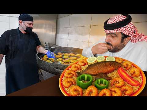 فهد البشري في جولة أكل مميزة في الأحساء – مطاعم وأطباق لازم تجربها!