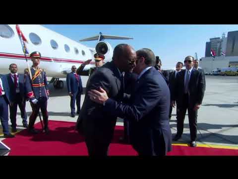 الرئيس عبد الفتاح السيسي يستقبل رئيس مجلس السيادة الانتقالي السوداني