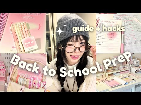 back to school prep 2025 🎀  { ultimate guide + hacks }