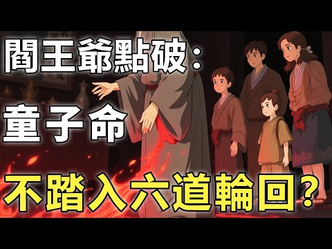 童子命為何不踏入六道輪迴？閻王爺僅用一個動作，揭示了輪回的最終歸宿究竟是什麽？【輪回|因果|孩子】