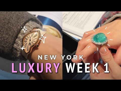 뉴욕 브이로그 1탄🗽 Cartier, Tiffany, Rolex, Hermes, Chanel 찐 레어템들 '구경만' 할게요~ Christie's Luxury Week 경매 방문기