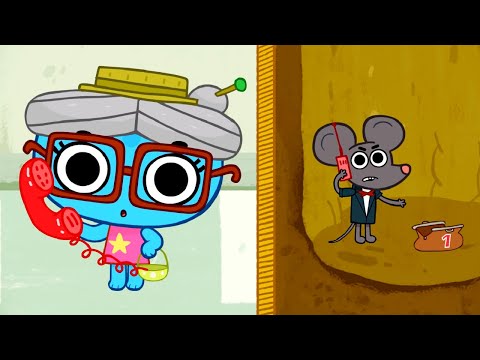 Котики, вперёд -  все серии сразу - Учимся вместе с Котей  и Катей ! - Сборник мультиков