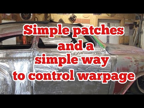 Simple patches and a simple way to control warpage