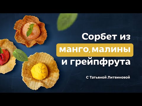 How to Make Sorbet: 3 Types of Delicious Ice Cream. Recipes from Tatyana Litvinova