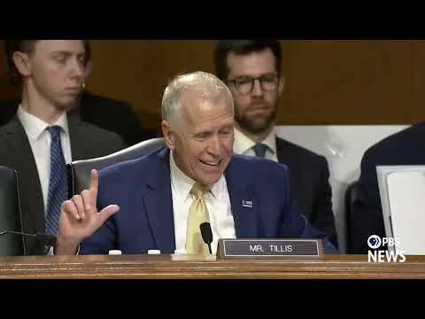 WATCH: Sen. Tillis calls for Noem's resignation in full questioning at oversight hearing