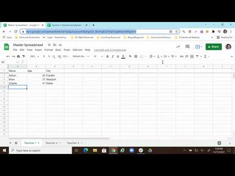 Google Sheets: Sync Data from One Sheet to Another