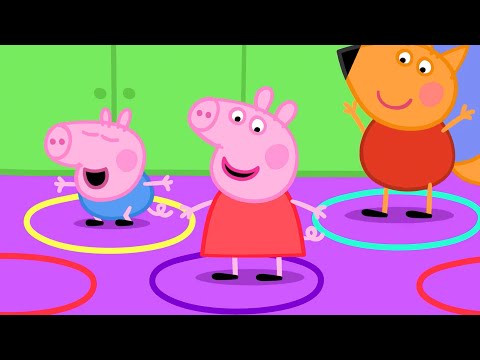 Peppa Pig Learns How To Hula Hoop 🐷 ⭕️ Playtime With Peppa