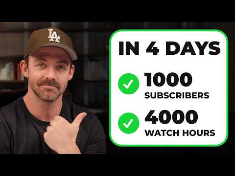 4 Days to YouTube Monetization | This Actually Works