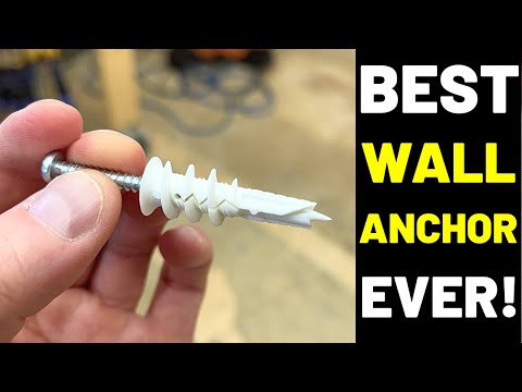 These Are The BEST DRYWALL ANCHORS EVER! (Homeowners + DIYers Should Keep These Sheetrock Anchors!)