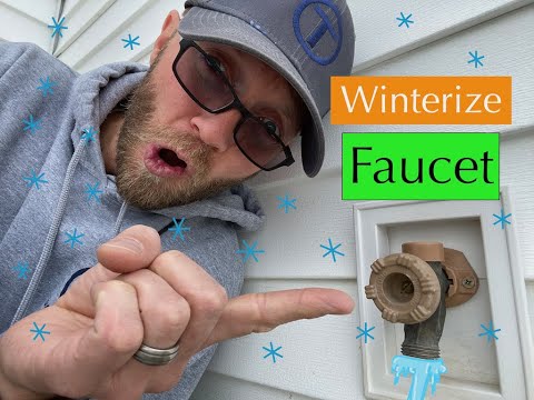 Winterize Outside Hose Faucets with Plumber-Tom