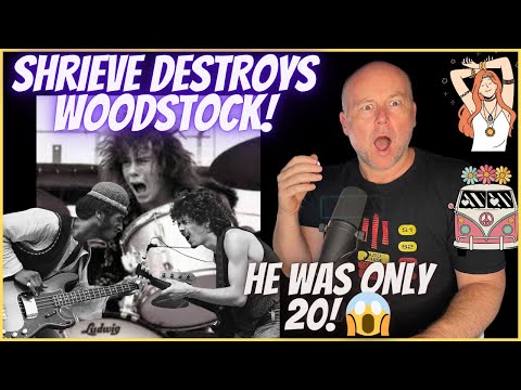 Drum Teacher Reacts: Michael Shrieve's Epic 'Soul Sacrifice' | Santana Live at Woodstock 1969 🥁🔥