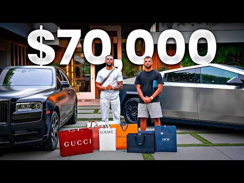 Week in the life on Los Angeles, $70,000 shopping spree at Louis Vuitton, Gucci, Dior...