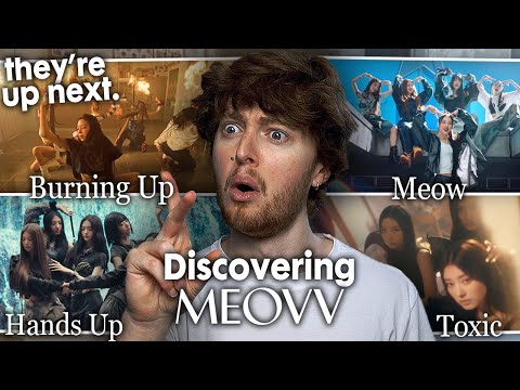DISCOVERING MEOVV! (Burning Up, Meow, Hands Up, Toxic | Reaction)