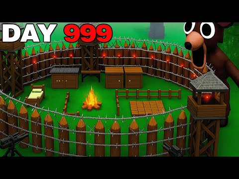 I Built the SAFEST BASES in 99 Nights in the Forest!