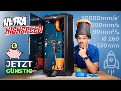 FLSUN T1 | Günstiger DELTA 3D Drucker (Ultra High Speed für alle!)