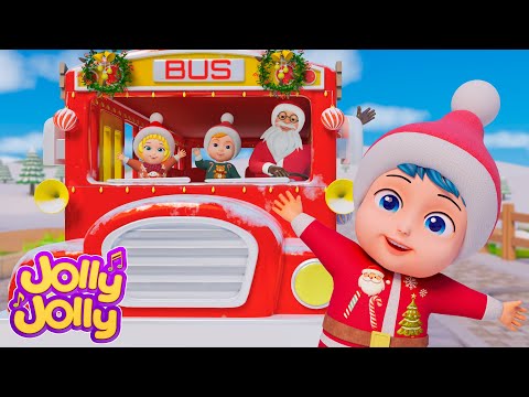 Christmas Everyday🎄 | Wheels On The Bus🤶🏻, Deck The Halls + More | Jolly Jolly - Learn and Play
