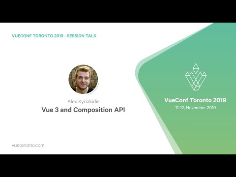 Vue 3 and Composition API by Alex Kyriakidis