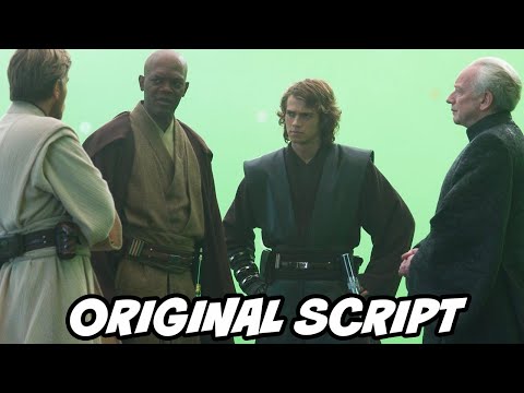 FOUND THE ORIGINAL REVENGE OF THE SITH SCRIPT AND IT'S VERY DIFFERENT