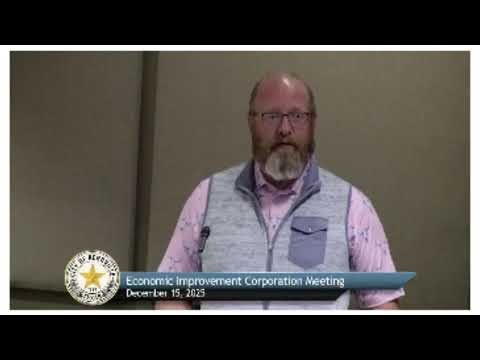 Kerrville Economic Improvement Corp. Dec. 15, 2025
