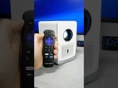 Roku TV Inside a Projector?! Aurzen D1R Cube Unboxing