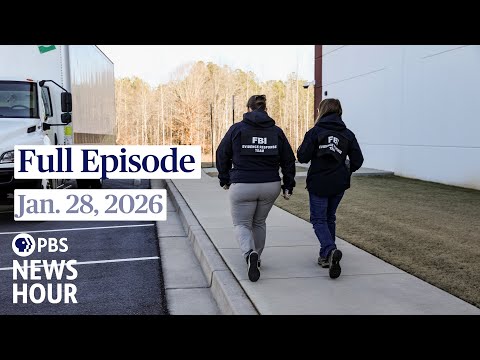PBS News Hour full episode, Jan. 28, 2026