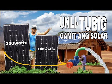 OFF-GRID WATER PUMP RUN BY ONLY SOLAR PANEL 