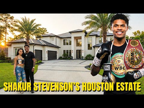 Inside Shakur Stevenson’s Houston Estate – From Newark Streets to a Champion’s Private Sanctuary