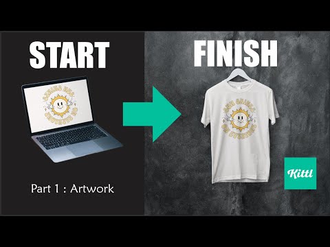 Screen Printing from Start to Finish | Part 1 Artwork basics with Kittl.