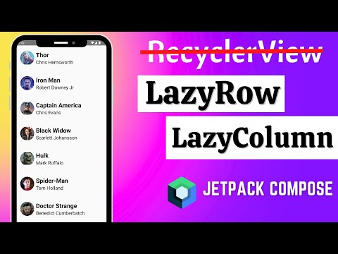 LazyColumn In Jetpack Compose 🚀 | Android Studio | 2024
