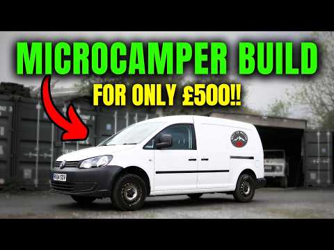 VW Caddy Maxi MICRO CAMPER Full Build | Ultimate Budget Stealth Set Up 