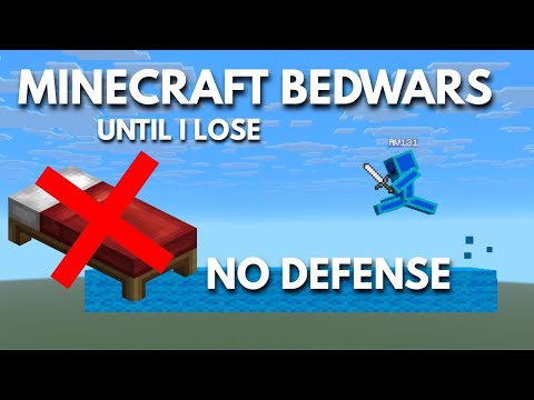 Minecraft BedWars Until I Lose (No Bed Defense)