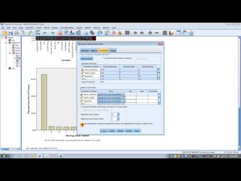 How to Use SPSS-Replacing Missing Data Using Multiple Imputation (Regression Method)