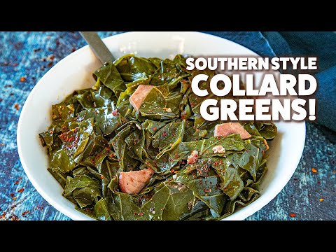 The Best Collard Greens! With Bacon and Smoked Ham (and a Little Spice!)