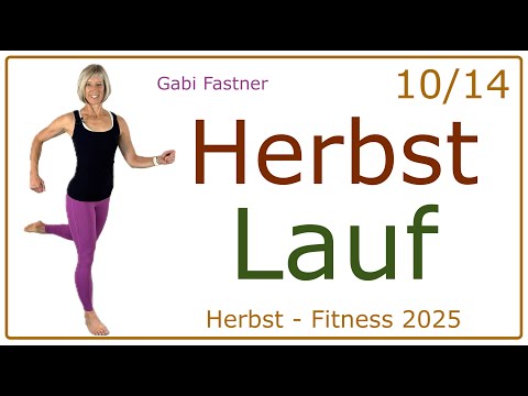 10/14 🏔️ 35 min. Herbst - Lauf Fatburner | Beinkraft + Ausdauer, ca. 3000 Schritte und 300 Kcal