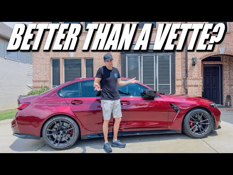 Is the BMW Manual M3 BETTER than a C8 Corvette?