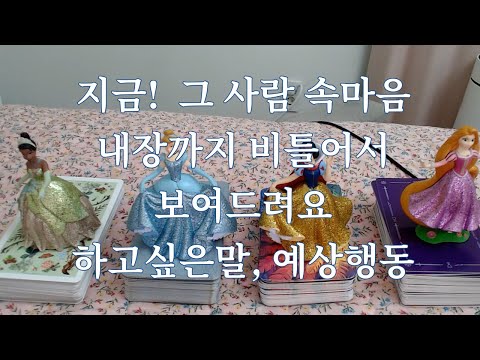 타로- 그 사람 속마음 내장까지 쥐어짜서 탈탈털어드려요(애매한 사이, 썸, 커플,재회등)